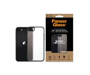 Mobil - Deksel og etui - PanzerGlass ClearCase Apple iPhone 8 | 7 | SE (2020/2022) | Black - PANZER0227