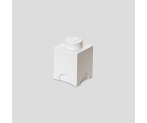 Barnerom - LEGO STORAGE BRIK 1 - WHITE - 40011735