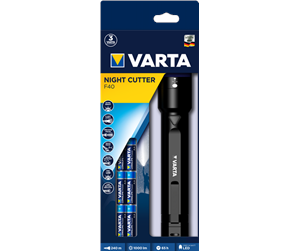 Lommelykter  - VARTA Night Cutter F40 With 6 x AA - 18902 101 121