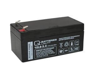 Batteri - Lakuda Q-batteries 12v-3.4ah 134x67x61 - 100030946