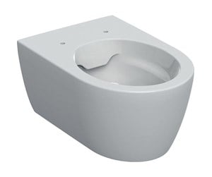 Toaletter, toalettseter, bidéer og reservedeler - Geberit iCon wall-hung toilet concealed mounting rimfree: t = 53cm white / keratect - 501.661.00.8