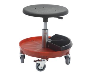 Verktøy - Global Roller stool sigma 400p with shock proof plastic base and polyurethane foam seat - 2030011000