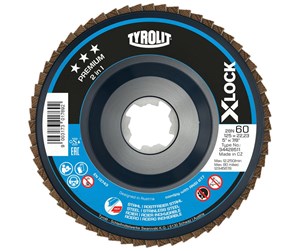 Verktøy - Tyrolit xlock flap disc 125x22.23/xl za60q-b - 34428511