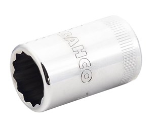 Verktøy - SNA Europe Bahco 1/2 square drive sockets with metric bi-hex profile 19 mm - 7800DM-19