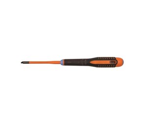 Håndverktøy - BAHCO 8720sl insulated ergo combi tip screwdrivers with slim blades 6.0/pz2 - BE-8720SL