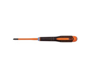 Håndverktøy - BAHCO 8710sl insulated ergo combi tip screwdrivers with slim blades 5.0/pz1 - BE-8710SL