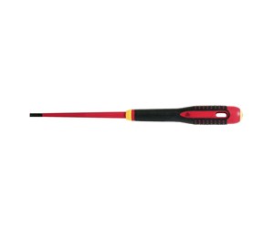 Håndverktøy - BAHCO 8230sl insulated ergo slotted screwdrivers with slim blades 0.5x3.0x100 - BE-8230SL