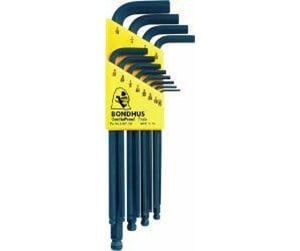 Håndverktøy - Wareco Set of l-wrenches proguardTM ball end bondhus blx12 0.05-5/16 - 41010936