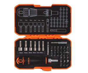 Håndverktøy - SNA Europe Bahco x36 bit set with ratchet handle - 59/S36BCR