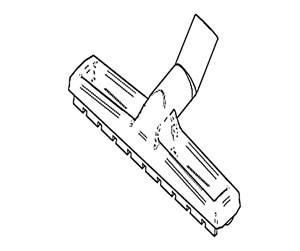 Støvsuger - Tilbehør - Nilfisk Floor nozzle 300 mm ø36 pro - 302002331