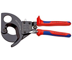 Håndverktøy - KNIPEX Kabelkutter, (Skralleprinsipp) - 95 31 280