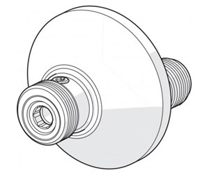 Dusj- og monteringstilbehør - Oras Ex-connector with flange - 204110X/2