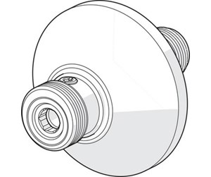 Dusj- og monteringstilbehør - Oras Straight connector with flange - 204120W/2