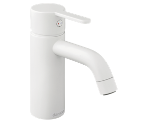 Blandebatterier og beslag - Damixa silhouet basin mixer small matt white - 740212100