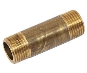 Gjengede beslag - Isiflo Barrel nipple brass 12 x 150 mm - 048415004