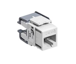 Kobber kabling - Leviton Extreme cat 6a utp jack 110-style - white - 6110G-RW6