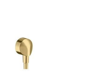 Dusj- og monteringstilbehør - Hansgrohe fixfit wall outlet e without non-return valve polished gold-optic - 27454990