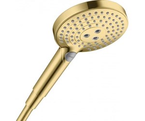 Dusj- og monteringstilbehør - Hansgrohe raindance select s hand shower 120 3jet polished gold-optic - 26530990