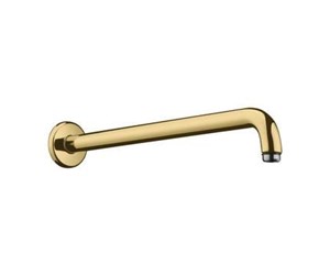 Dusj- og monteringstilbehør - Hansgrohe shower arm 38.9 cm polished gold-optic - 27413990