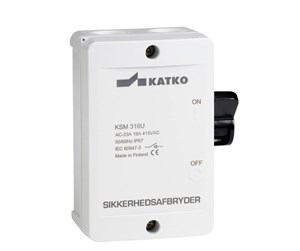 Komponenter for switchboxes og skap - Katko side operated service switch 3 pole + auxiliary switch 25a - KSM325US