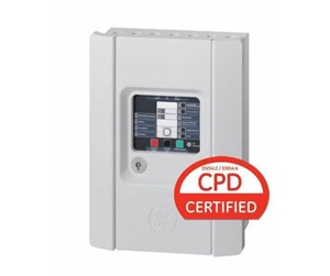 Sikkerhet - UTC Fire & Security Conventional fire panel with user interface with scandinavian key - 2 zone - 1X-F2-SC-07