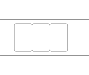 Skuffer & samleskinne kanaler - Tehalit Cover for triple module fuga pw 3se/brh 132 ph - 3SE/BRH 132 PH