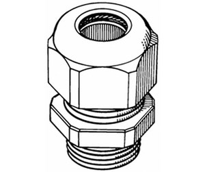 Koblingsutstyr - Wexøe Cable gland hsk-k pg21 13-18mm ip68 blue 1209210214 - 1209210214