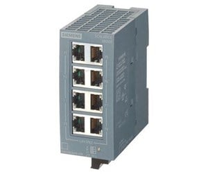 Switch/splitter - Siemens Scalance xb008 unmanaged industrial ethernet switch for 10/100 mbit/s - 6GK5008-0BA10-1AB2