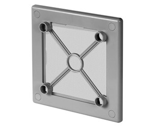 Ventilation - Unite frame front grey for system+ panels including anti-insect net for passiv ventilation - UNITE-RW100SZ