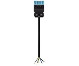 Kabler og ledninger - Wieland Gst18i5 cable female/free hf cpr: eca 1.5mm2 blue l=6m - 92.257.6063.9