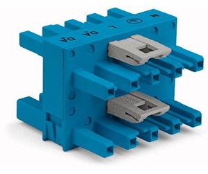 Kabler og ledninger - Winsta 3-way distribution connector 5-pole cod. i blue - 770-618