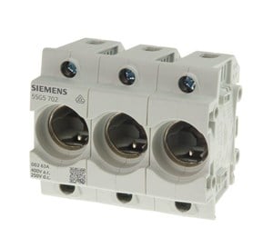 Komponenter for switchboxes og skap - Siemens Neozed fuse base d02 3-pole 63 a - 5SG5702