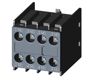 Komponenter for switchboxes og skap - Siemens Aux. switch block 3no+1nc 3rh2911-1ha31 - 3RH2911-1HA31