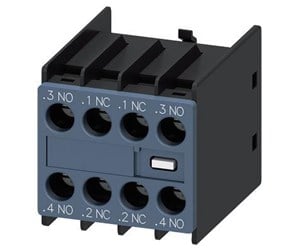 Komponenter for switchboxes og skap - Siemens Auxiliary switch on the front 2 no + 2 nc - 3RH2911-1FA22