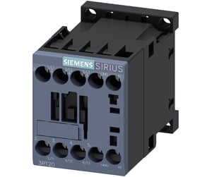 Komponenter for switchboxes og skap - Siemens Power contactor ac-3 7 a 3 kw / 400 v 1 no 24 v ac 50 / 60 hz 3-pole size s00 skrue terminal 3rt2015-1ab01 - 3RT2015-1AB01