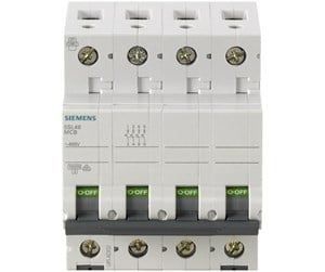 Komponenter for switchboxes og skap - Siemens Circuit breaker 400v 10ka 3+n--pole c 16a - 5SL4616-7