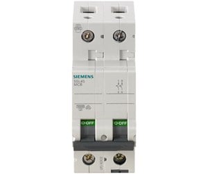 Komponenter for switchboxes og skap - Siemens Circuit breaker 230v 10ka 1+n--pole c 6a - 5SL4506-7