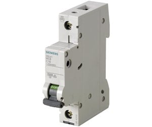 Komponenter for switchboxes og skap - Siemens Circuit breaker 230/400v 10ka 1-pole c 10a - 5SL4110-7