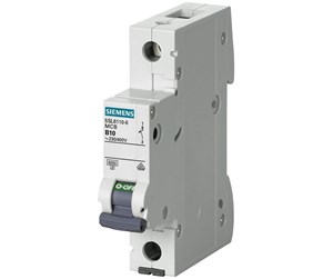 Komponenter for switchboxes og skap - Siemens Circuit breaker 6ka 1pol c1 5sl6101-7 - 5SL6101-7