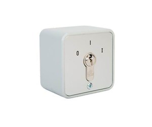 Sikkerhet - Bennike & Wander Geba key switch on-off 2 pole with cydinder - S-APZ 1-1R/2 M/CYL