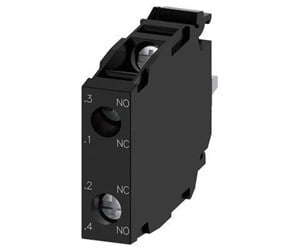 Trykknapper & Signalenheter - Siemens Contact module with 2 contact elements 1 no+1 nc screw terminal for front plate mounting - 3SU1400-1AA10-1FA0