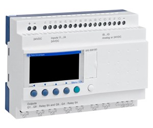 PLC, HMI, IOT og Industri PC - Schneider Electric Zelio logic sr3b compact smart relays / programmable controller 26 i/os 24 v dc with lcd - SR3B261BD