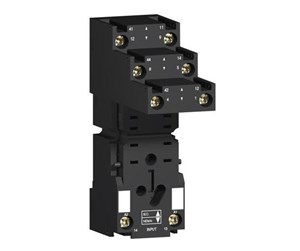 Komponenter for switchboxes og skap - Schneider Electric Socket with 4 c/o for rxm2/4 with separate screw terminals - RXZE2S114M