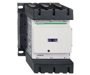 Komponenter for switchboxes og skap - Schneider Electric Tesys d contactor lc1d150p7 3p 150a ac-3 75kw@400v 1no+1nc aux contact 230v 50/60hz ac coil - LC1D150P7