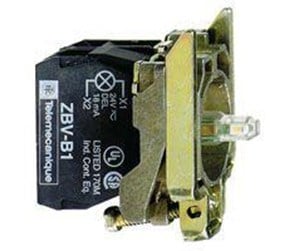 Trykknapper & Signalenheter - Schneider Electric 24 v led illuminated pushbotton bod - ZB4BW0B11