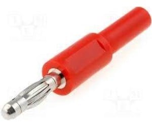 Instrumenter - Elma Instruments Banana plug adapter - ada ø4/4mm red 1057 - 5706445321278