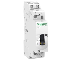 Komponenter for switchboxes og skap - Schneider Electric Ict 16a 2no 230...240vac 50hz manually o - A9C23712