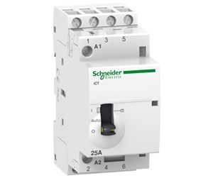 Komponenter for switchboxes og skap - Schneider Electric Ict 25a 4no 220...240vac 50hz manually o - A9C21834