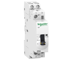 Komponenter for switchboxes og skap - Schneider Electric Ict 25a 2no 230...240vac 50hz manually o - A9C21732