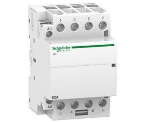 Komponenter for switchboxes og skap - Schneider Electric Acti9 ict contactor 63 a 4 no 220 - 240 v ac 50 hz - A9C20864